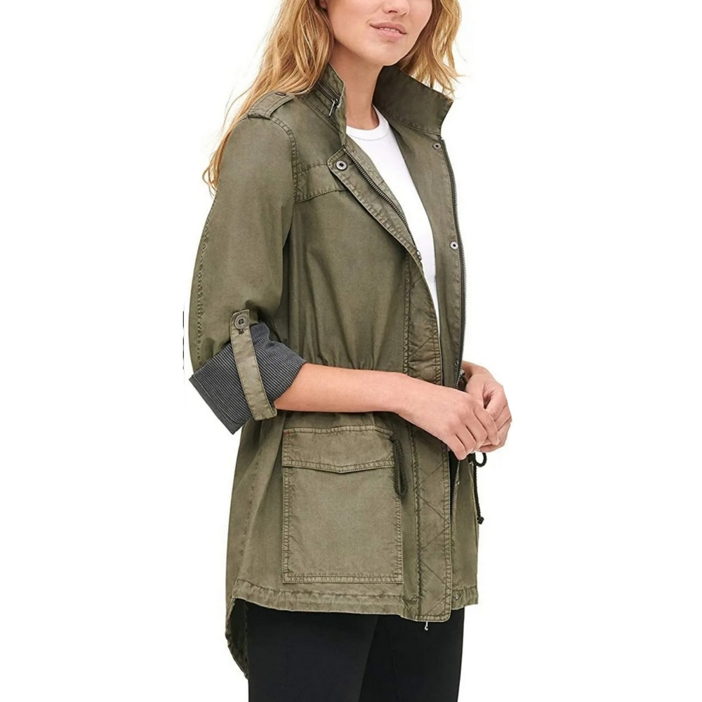 Levi's Legacy Cotton Lightweight Fishtail Anorak Jacket Womens XS - Picture 2 of 9